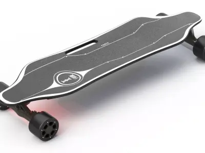 Electric Skateboard Formula X Upgraded 3D model
