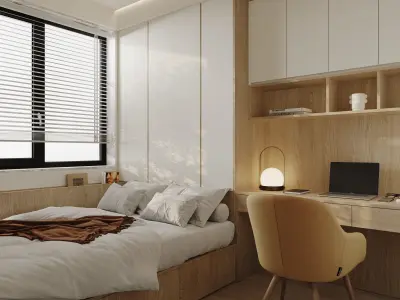 Bedroom interior scenes 3D model by aratukishikaku from CGTrader