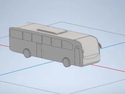 Bus Model Free 3D model by kingslam
