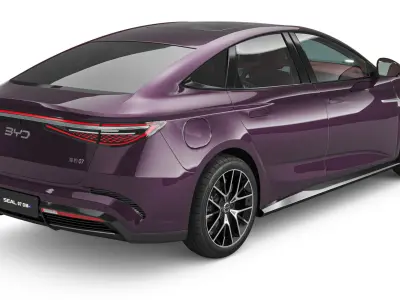 2025 BYD Seal 07 DM-I With Interior 3D model
