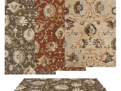 Rugs No 64 Low-poly 3D model