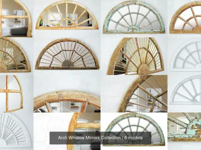 Arch Window Mirrors Collection