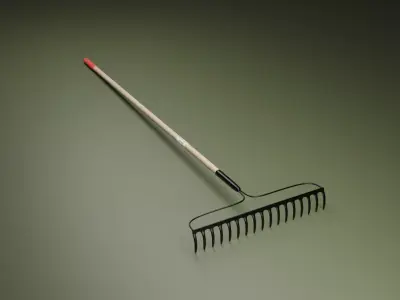Garden Rake Free 3D model