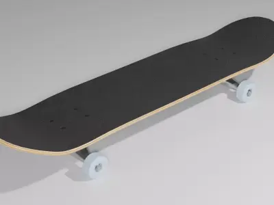 Skateboard Free low-poly 3D model