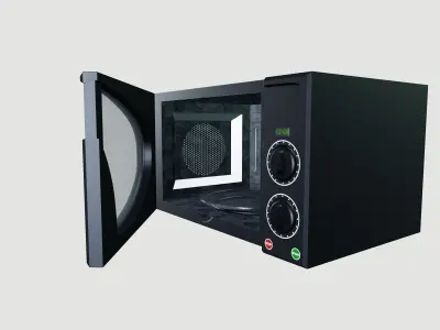 Microwave 3D model