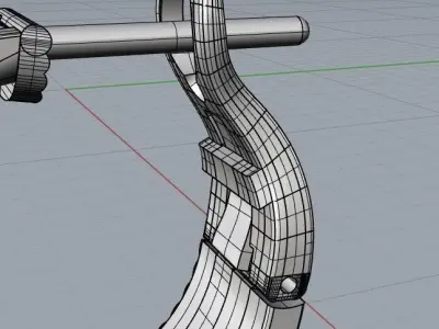 earrings Boucheron 3D print model