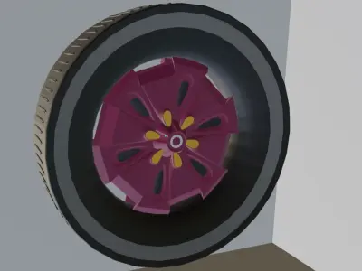 Tyre of a car 3D model