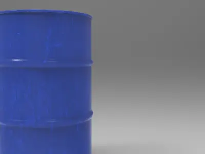 Tota Barrel Low-poly 3D model