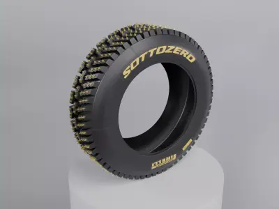Pirelli IceSottoZero J1 WRC snow tire 3D model