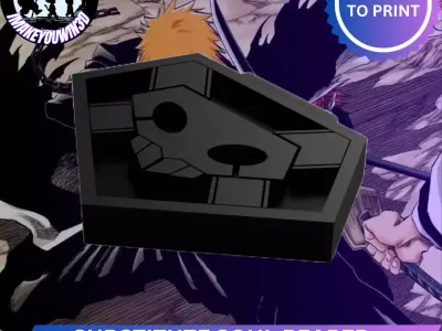 Bleach - Substitute Soul Reaper Combat Pass 3D print model