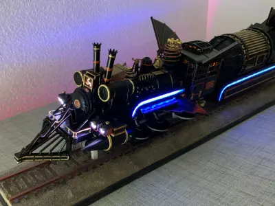 Back to the Future - Jules Verne Time Train 3D print model