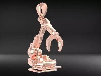 Crawler Crane Pendant 3D print model