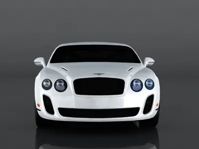 Bentley Continental Supersports Low-poly 3D model
