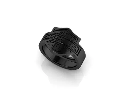 Harley Ring Free 3D print model