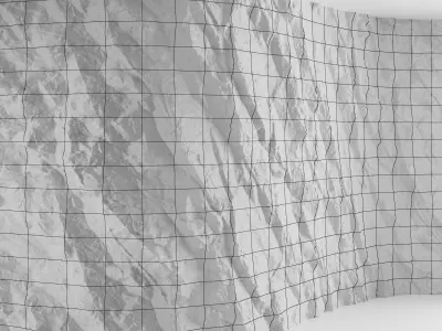 Rock Gray Wall Texture 3D model