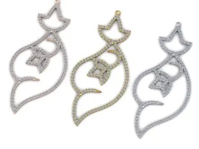 free jewelry pendant Free 3D print model shop