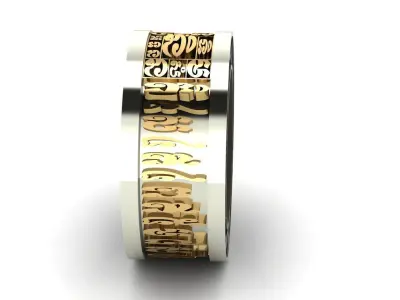 Ring of man 3D print model