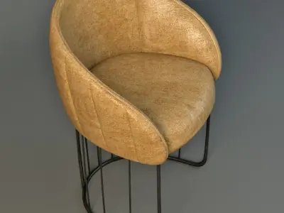 Tonella Chair 3D model