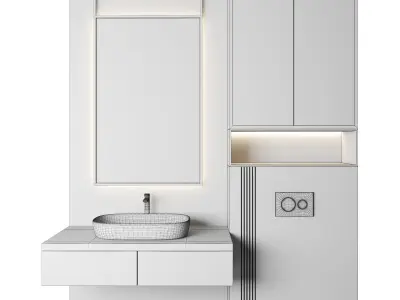 Luxury Bathroom 45 3D model