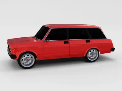 Lada Riva rev 3D model