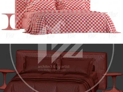 Bonaldo Fluff Bed No2 3D model