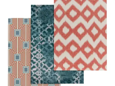 Rug Set 678 3D model