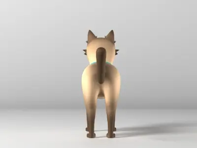 Cat Srisawad Low-poly 3D model