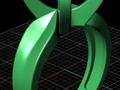 diamond rings for women 3D print model