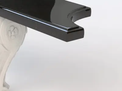 Detail Luxury Vanity And Mirror 3D model