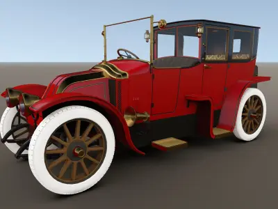 TITANIC CAR - Renault  Coupe de Ville 3D model