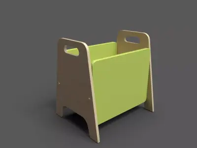 BacPiloo Green Low-poly 3D model