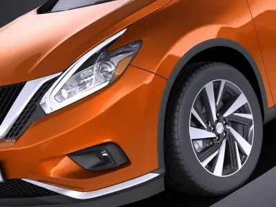 Nissan Murano 2017 VRAY 3D model