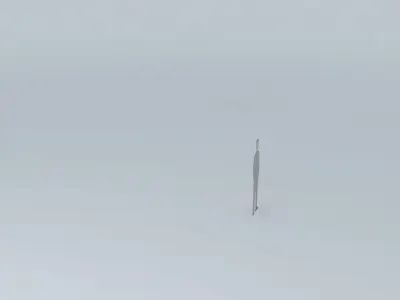 Logo stick in air Free 3D model