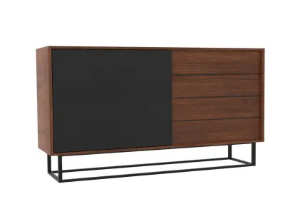 Virka High Sideboard 3D model