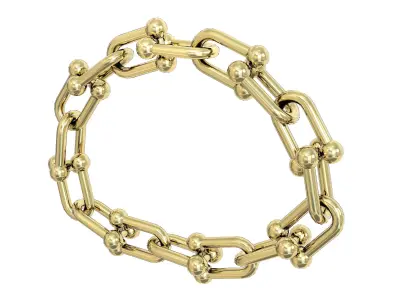HardWear Bracelet Diamond Jewelry Low-poly 3D model