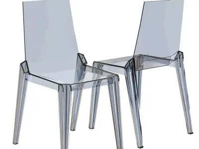 Crate and Barrel Mist Dining Chair 3D model