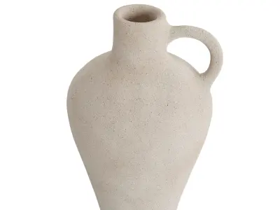 Farmhouse Pampas Flower Vases 3D model