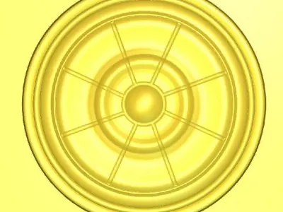 Decorative circle 3D stl model Free 3D print model