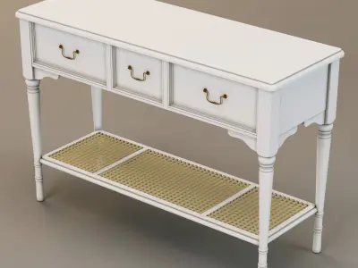 Laura Ashley console table 2 3D model