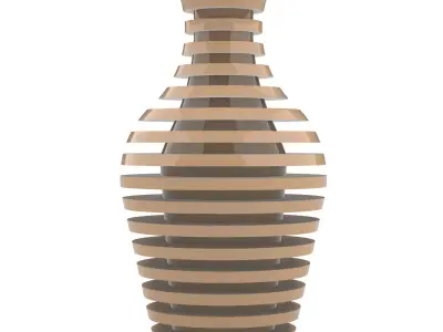 Onyx Textured Vase Statue Low Poly Formats 3DS 3DM MAX Low-poly 3D model