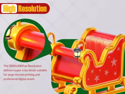 Christmas Icon Stylized 3D model