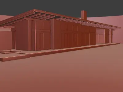 Hood River Residence Free 3D model
