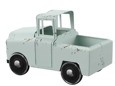 Catanzaro Vintage Country Farmhouse Style Metal Model Vehicle Low-poly 3D model
