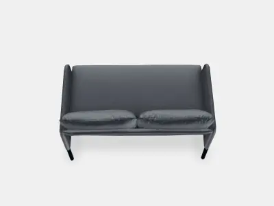 GLOSTAD 2-sitssoffa Low-poly 3D model