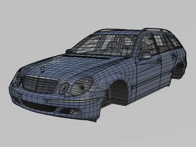 2002 - 2006 Mercedes-Benz E-Class Estate 3D model