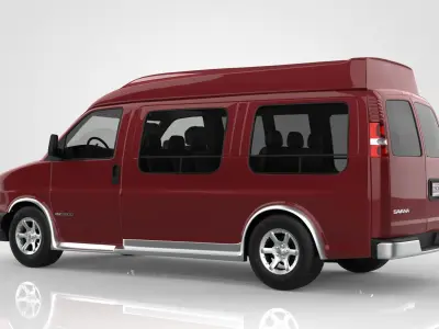 GMC Savana Conversion Van 1997 3D model