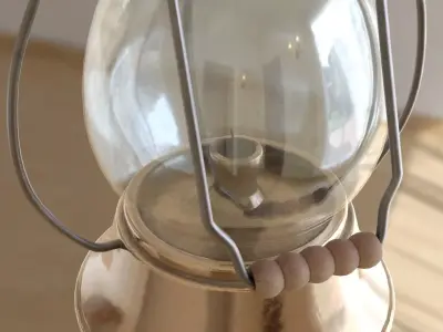 Lantern Low-poly 3D model