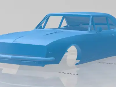 1967 Chevrolet Camaro RS 327 V-8 - Body Car Model 3D print model