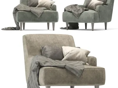 Roche Bobois green 03 3D model