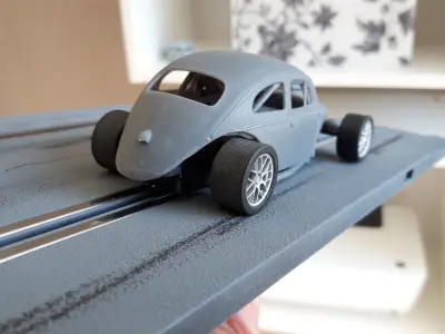 Volksrod Socal hotrod VW Beetle  printed body and interior 3D print model